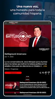 Americano Media android App screenshot 0